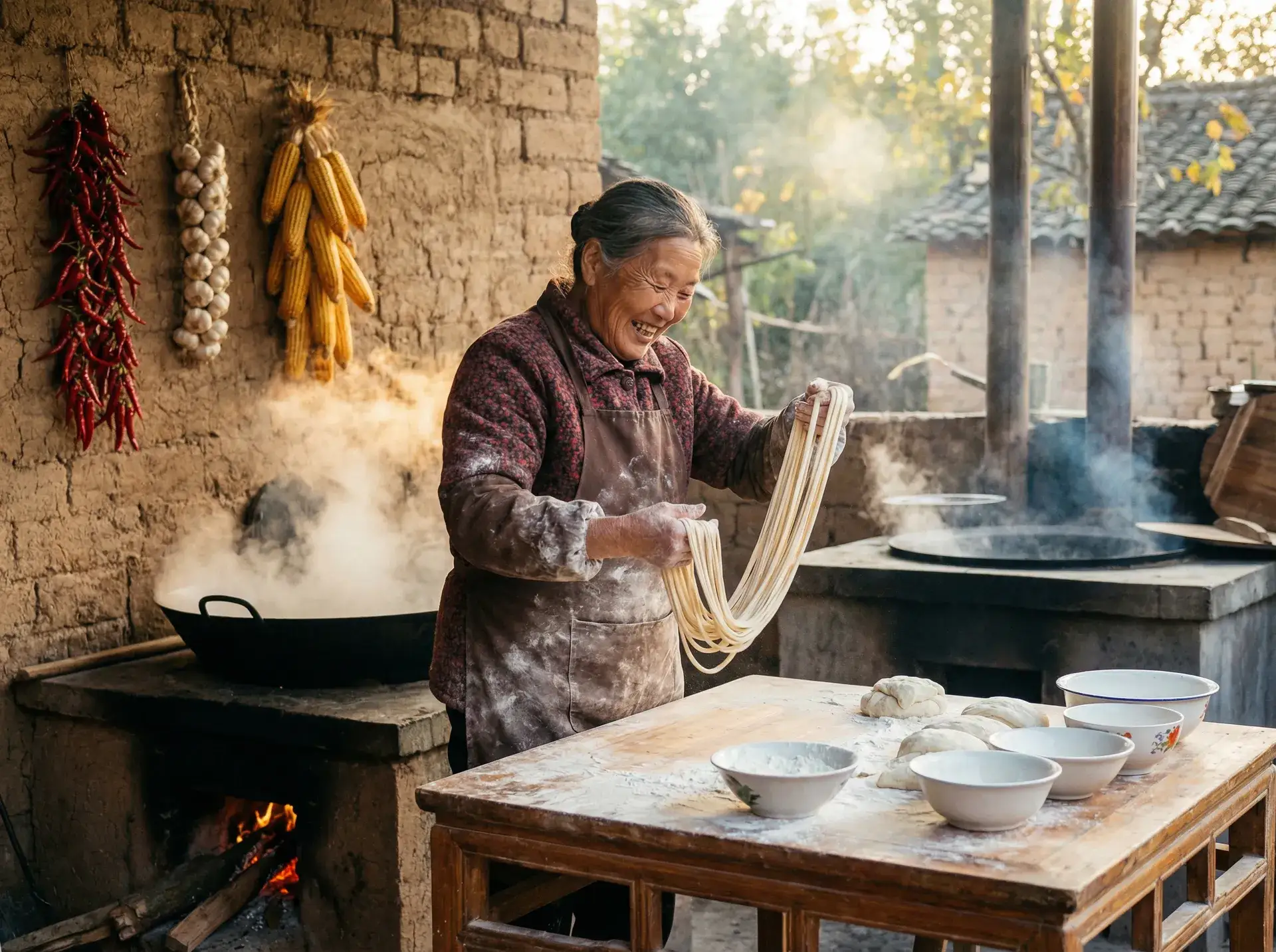 农家大嫂手擀面 - 中央5套在线直播女排 乡村美食
